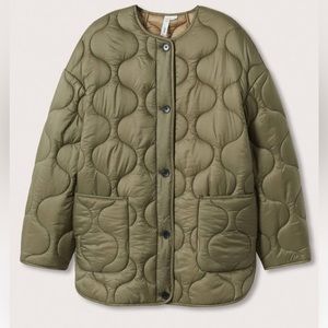 Mango anorak military liner style jacket